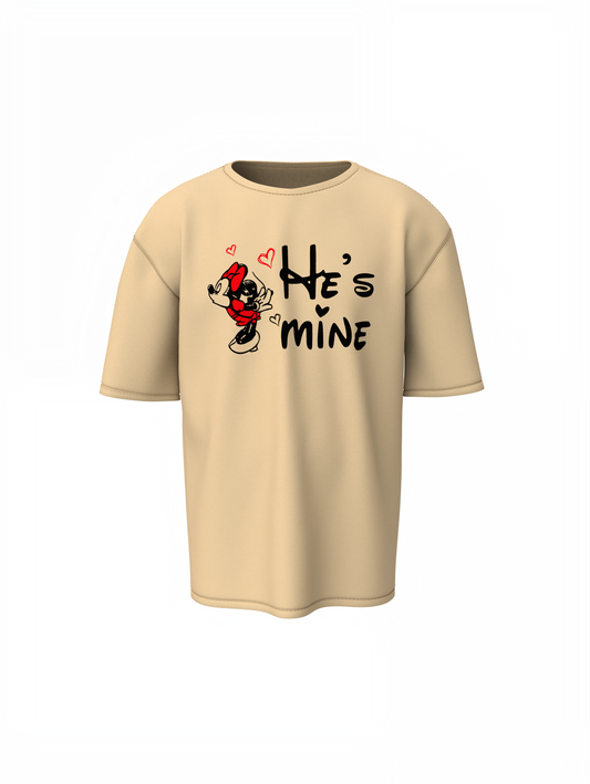 Mine Couple Oversized T-Shirts