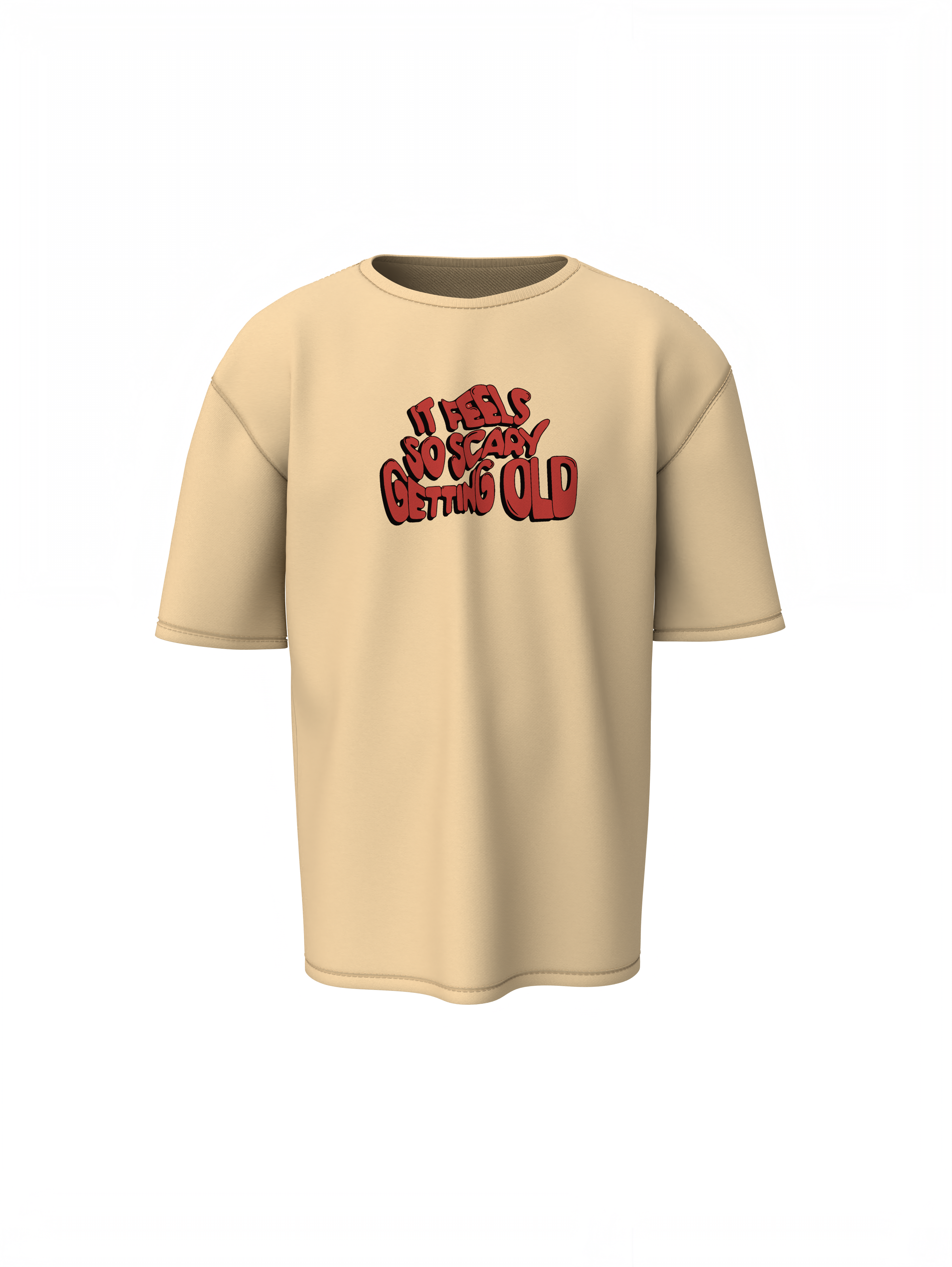 It Feels Scary Oversized T-Shirts