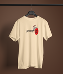 Awara Hu Unisex Beige Round Neck T-Shirt | Desi Graphic