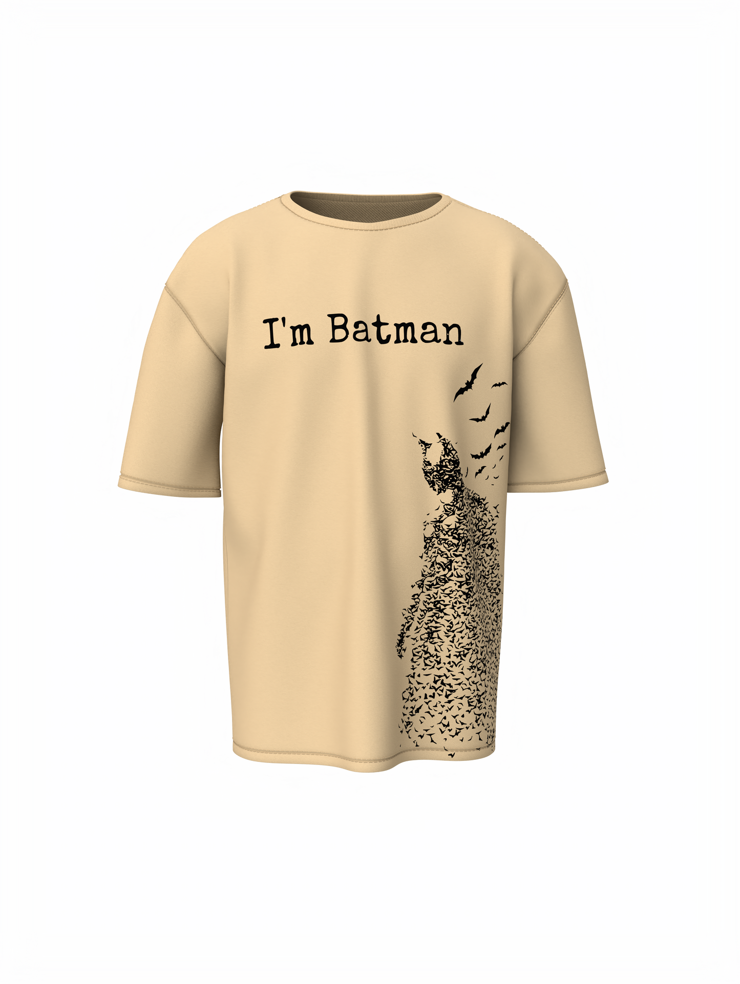 I'M Batman Oversized T-Shirt – Perfect for Superhero Fans