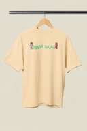 Punya Paap Graphic Beige Oversized Unisex T-Shirt | Desi Graphic