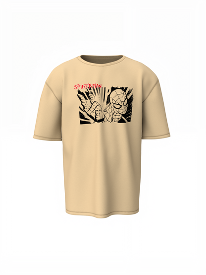 Web Sling Impact Oversized T-Shirt for Relaxed Urban Fashion
