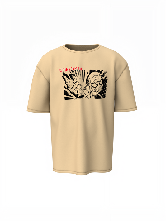 Web Sling Impact Oversized T-Shirt for Relaxed Urban Fashion