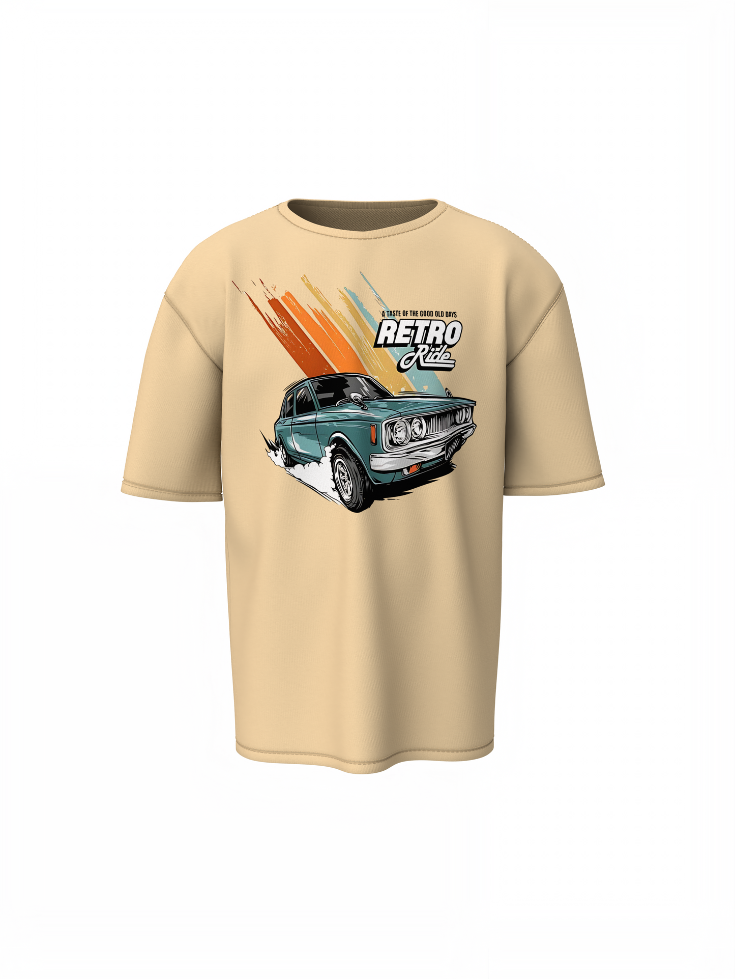 Retro Ride Oversized T-Shirt for Bold Streetwear Style
