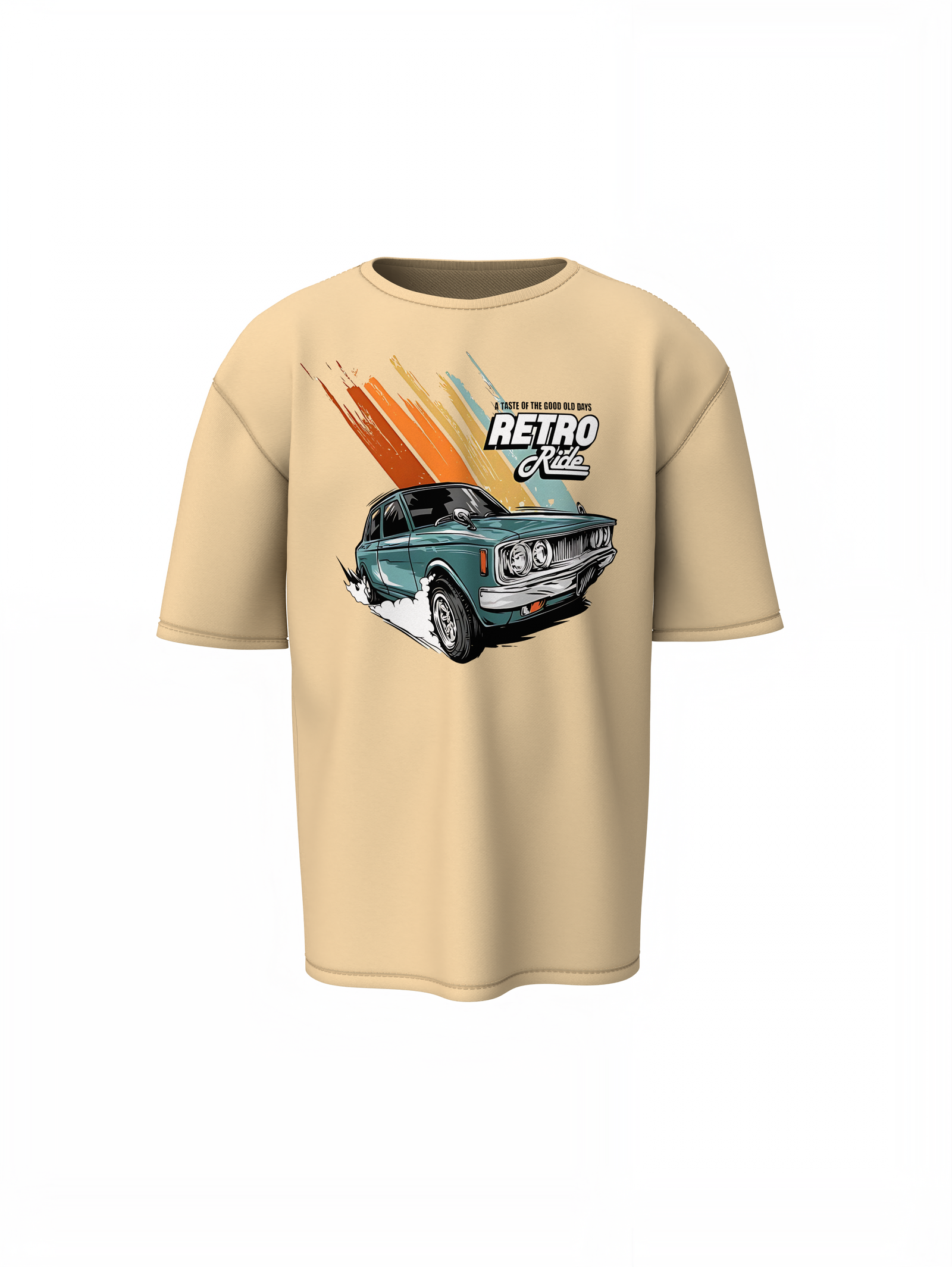 Retro Ride Oversized T-Shirt for Bold Streetwear Style
