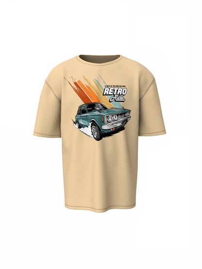 Retro Ride Oversized T-Shirt for Bold Streetwear Style