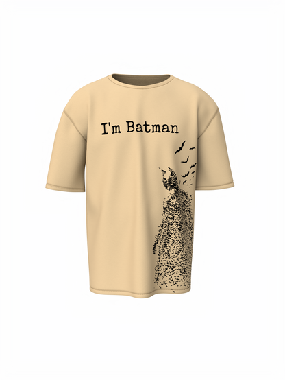 I'M Batman Oversized T-Shirt – Perfect for Superhero Fans