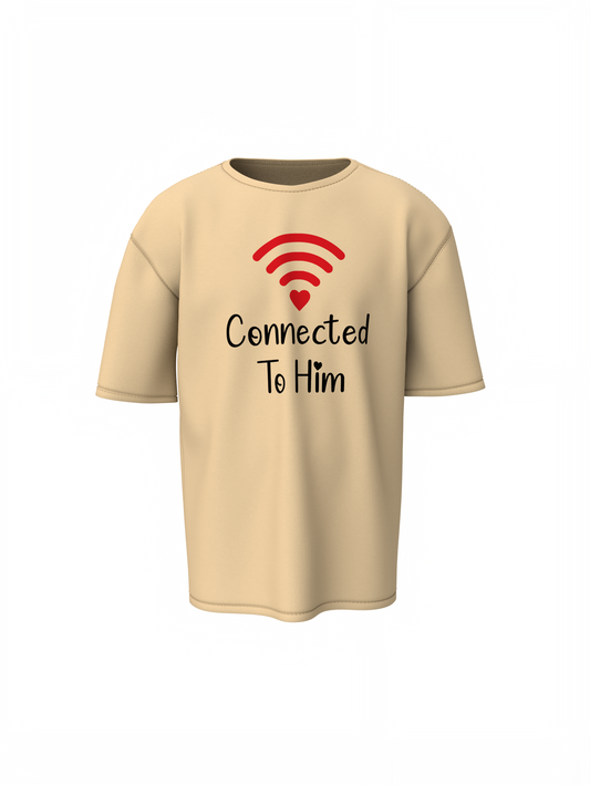 Connection Couple Oversized T-Shirts