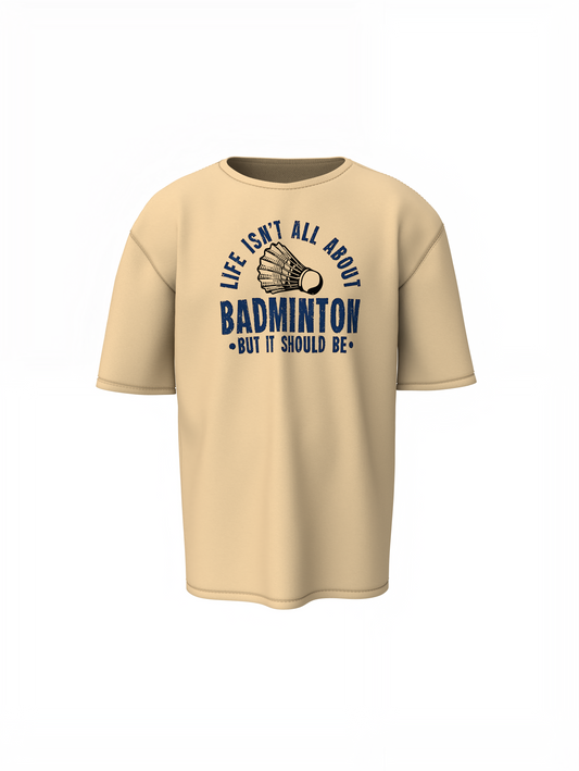 Badminton Life Oversized T-Shirt