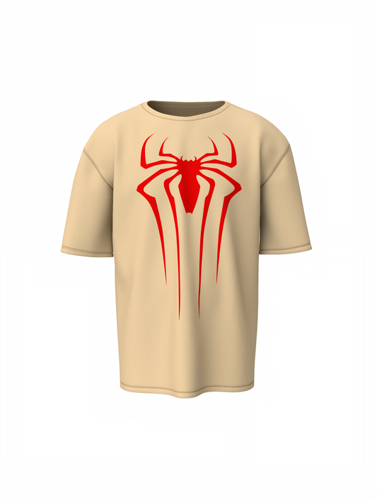 Scarlet Emblem Spider-Man Oversized T-Shirt Bold Marvel