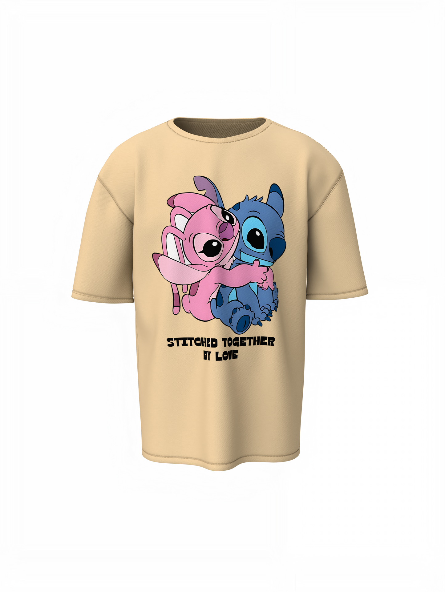 Together By Love Oversized T-Shirts for Romantic Casual Style