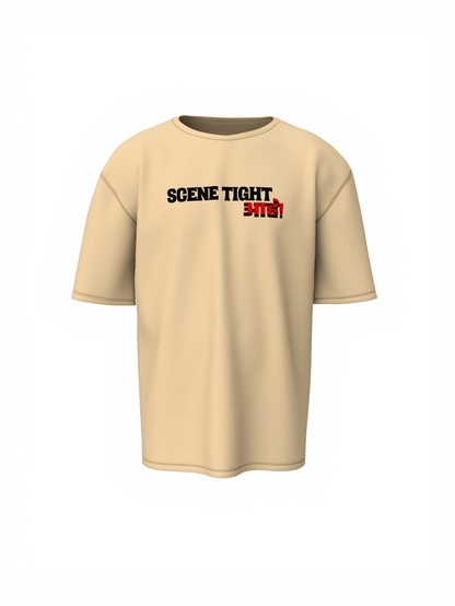 Scene Tight Aahe Marathi Oversized T-Shirt Trendy Streetwear