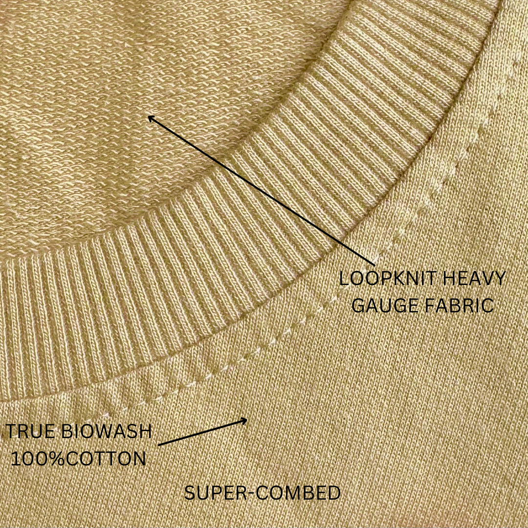 Live with freedom unisex beige oversized t-shirt