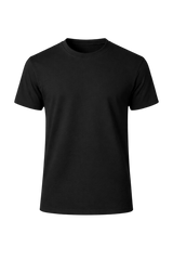 Black Bulk Unisex Round Neck Half Sleeve T-Shirt