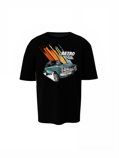 Retro Ride Oversized T-Shirt for Bold Streetwear Style