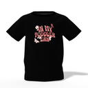 Toddler Era Graphic Kid’s Black Printed T-Shirt