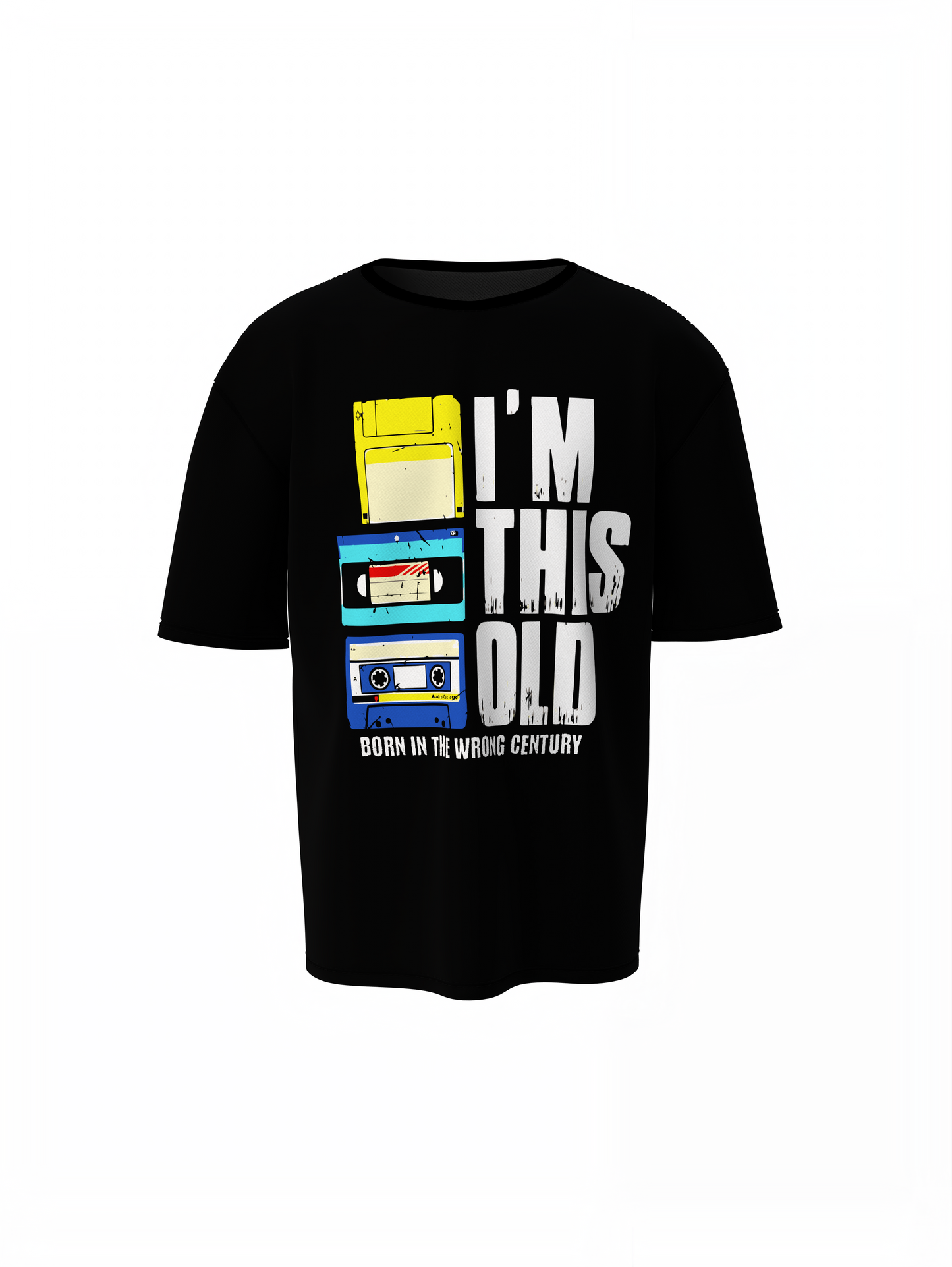 I'M This Old Oversized T-Shirt Comfortable & Playful Design