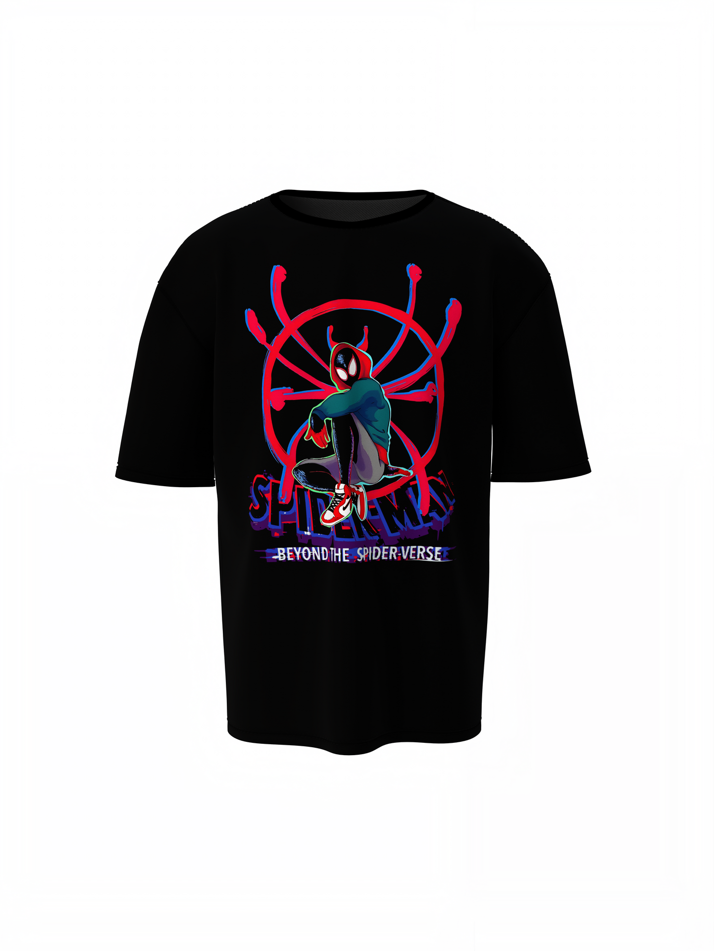 Beyond The Spider Verse Oversized T-Shirt Stylish Graphic Tee