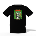 Kung Fu Panda Graphic Kid’s Black Printed T-Shirt
