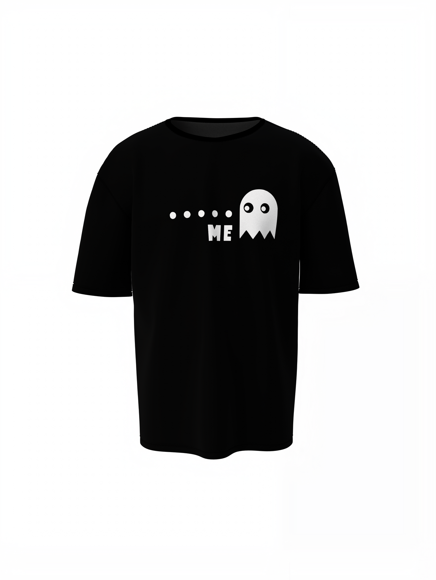 Ghost Graphic Oversized T-Shirts – Trendy Cartoon Style