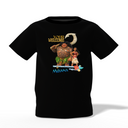 Moana Graphic Kid’s Black Printed T-Shirt