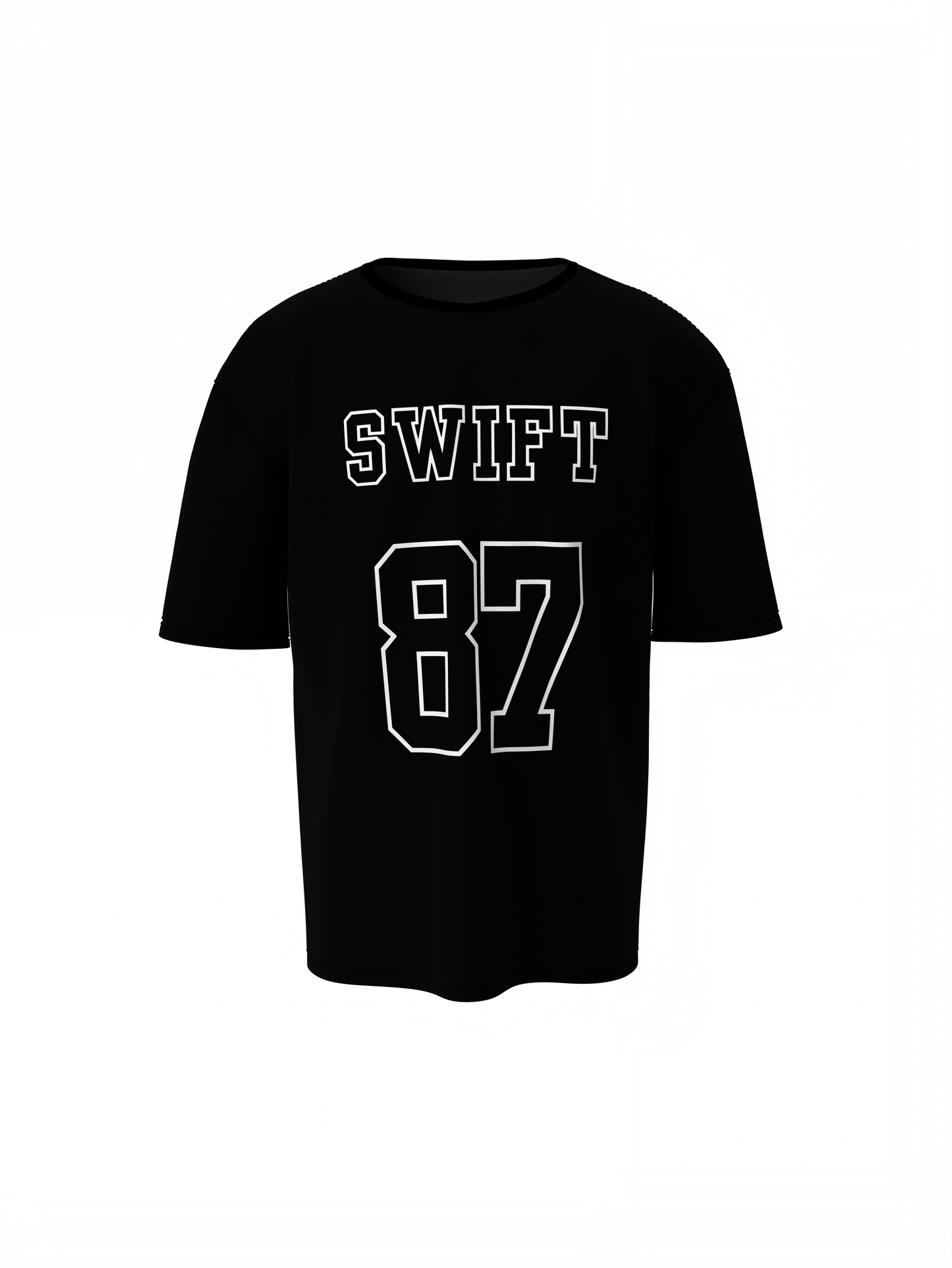 Taylor Swift's 87 Graphic Oversized T-Shirt Fans Style Tees