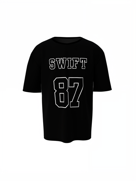 Taylor Swift's 87 Graphic Oversized T-Shirt Fans Style Tees