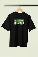 Barkya Don Black Oversized Unisex T-shirt | Marathi Designs