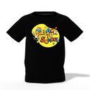 Back To School Graphic Kid’s Black Round Neck Printed T-Shirt
