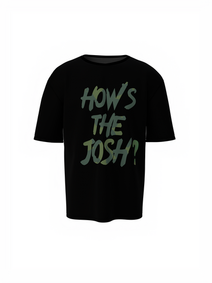 How's The Josh Oversized T-Shirt Military Style Wear