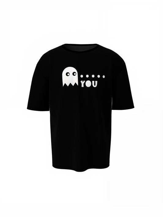 Ghost Graphic Oversized T-Shirts