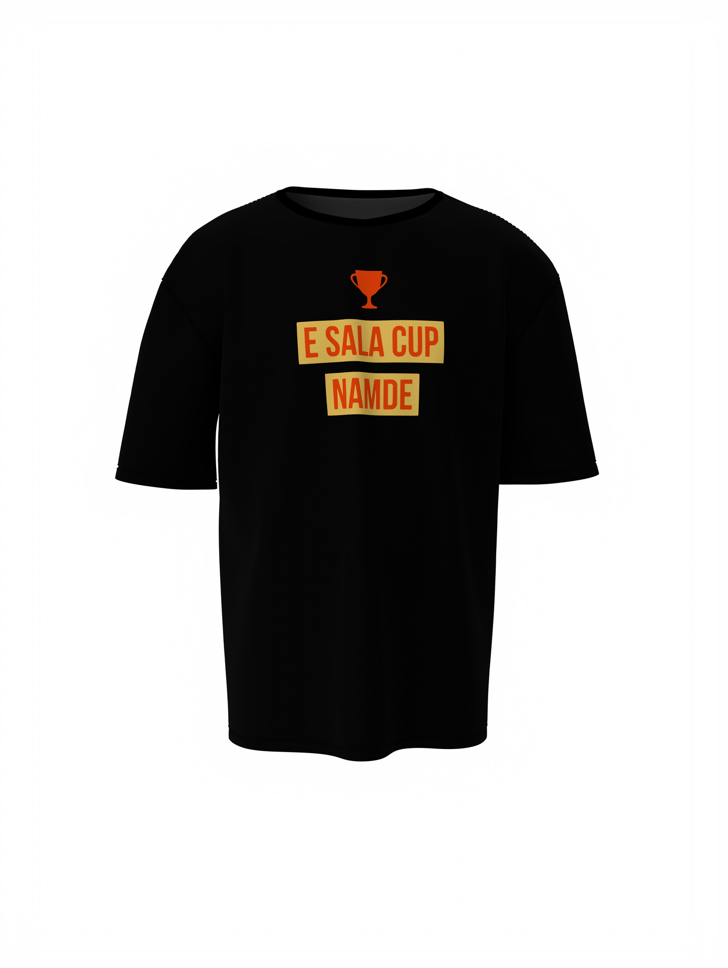 E Sala Cup Namde Oversized T-Shirt Trendy Fan Casual Wear