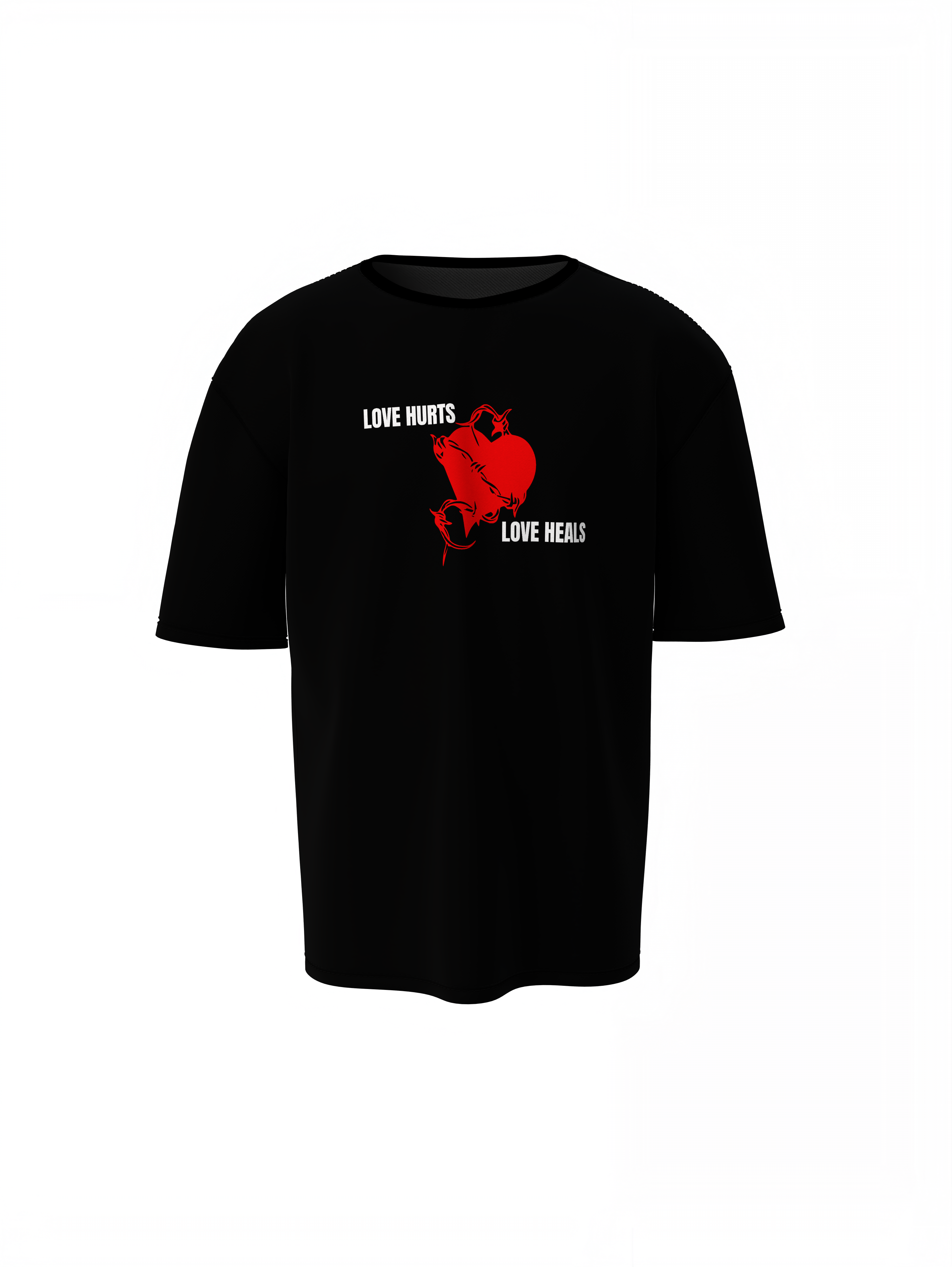 Love Heals Oversized T-Shirts