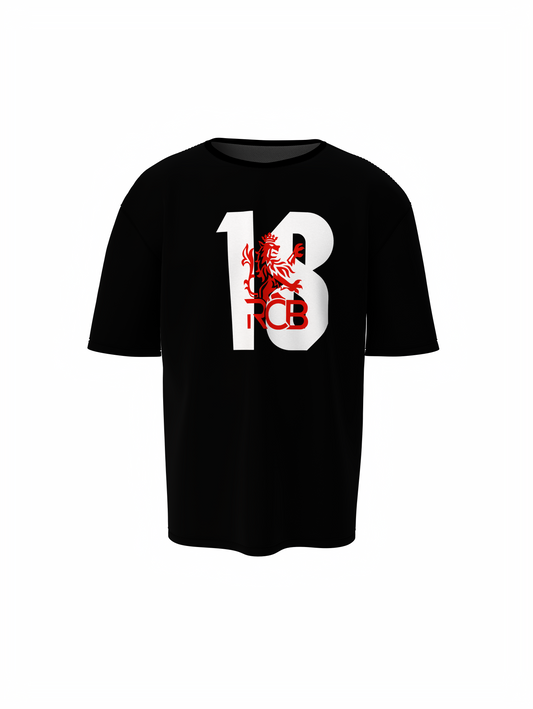 18 RCB Oversized T-Shirt