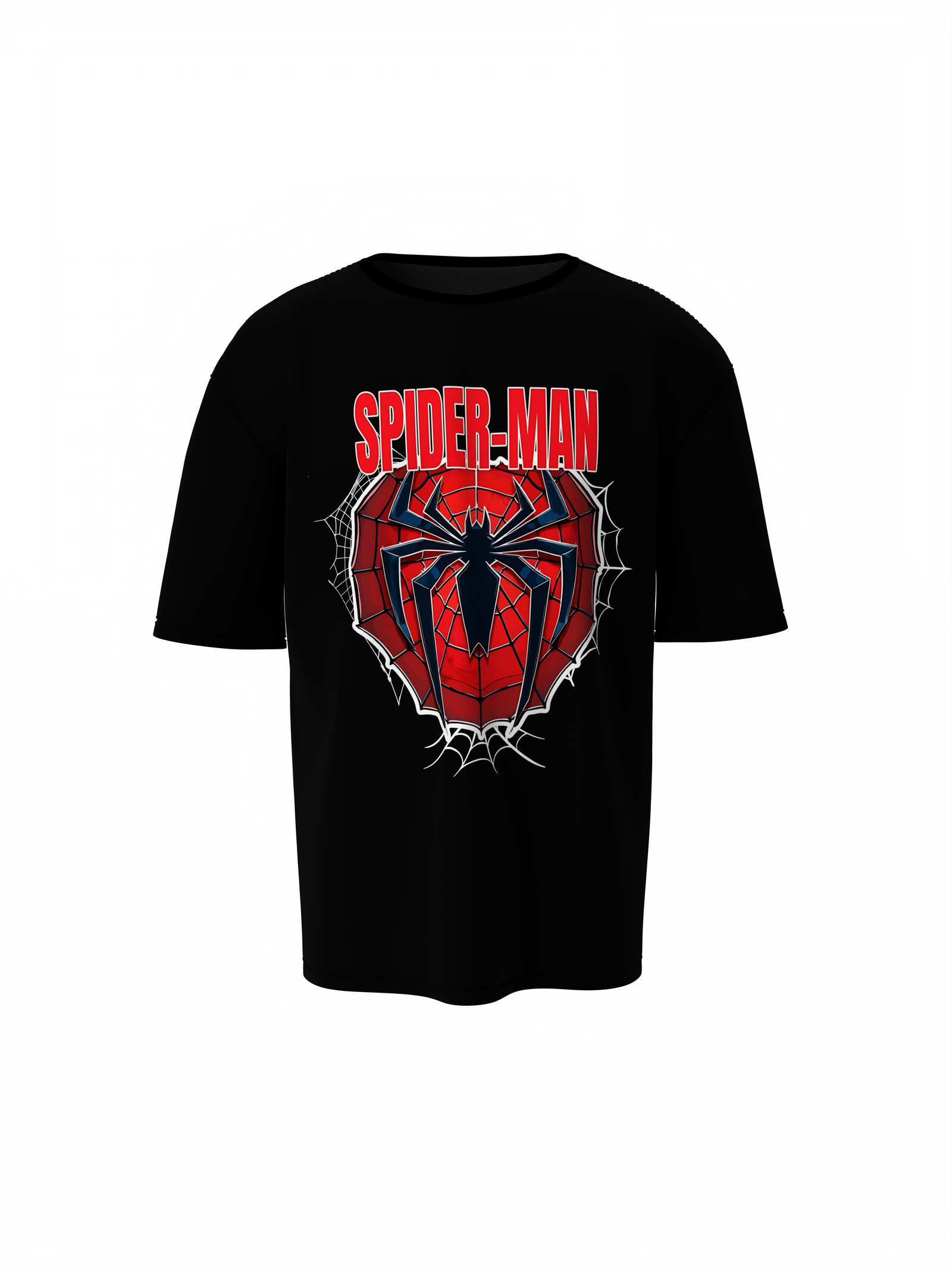 Spider-Verse Power Oversized T-Shirt Bold Comic Streetwear