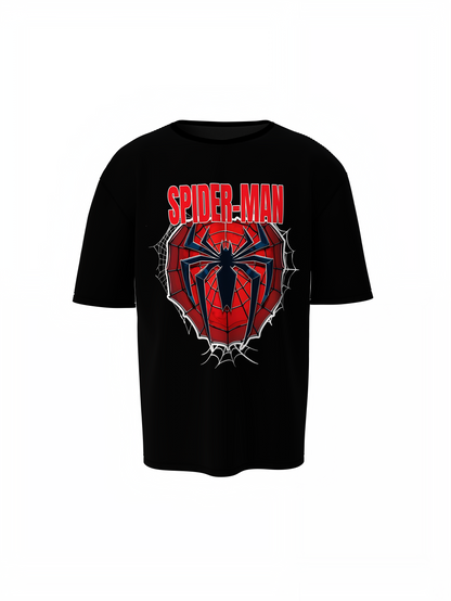 Spider-Verse Power Oversized T-Shirt Bold Comic Streetwear