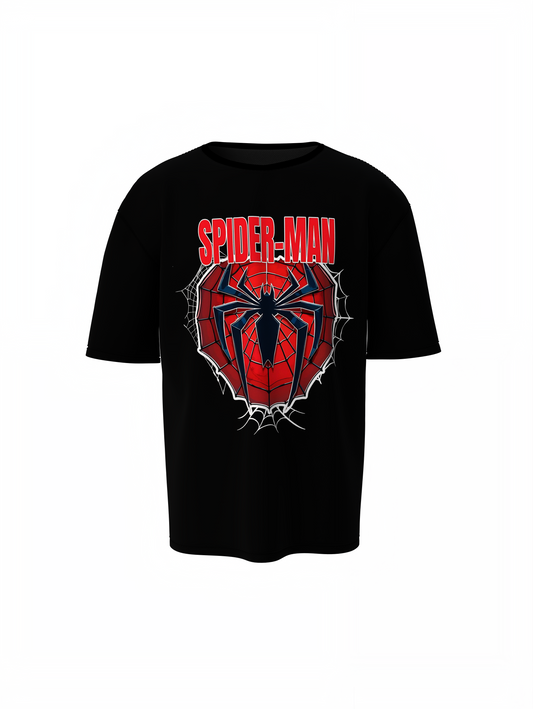 Spider-Verse Power Oversized T-Shirt Bold Comic Streetwear