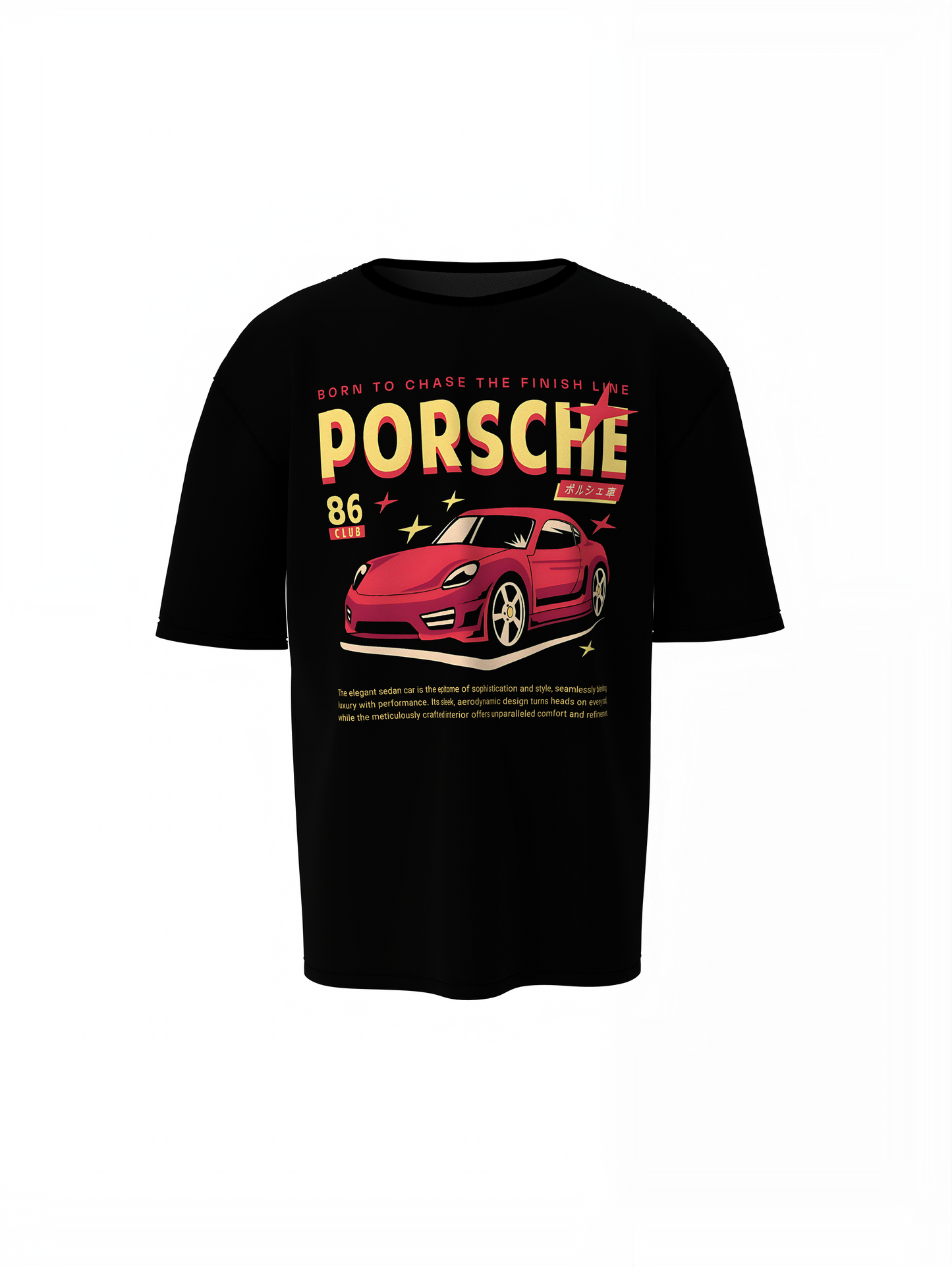 Porsche 86 Club Oversized T-Shirt