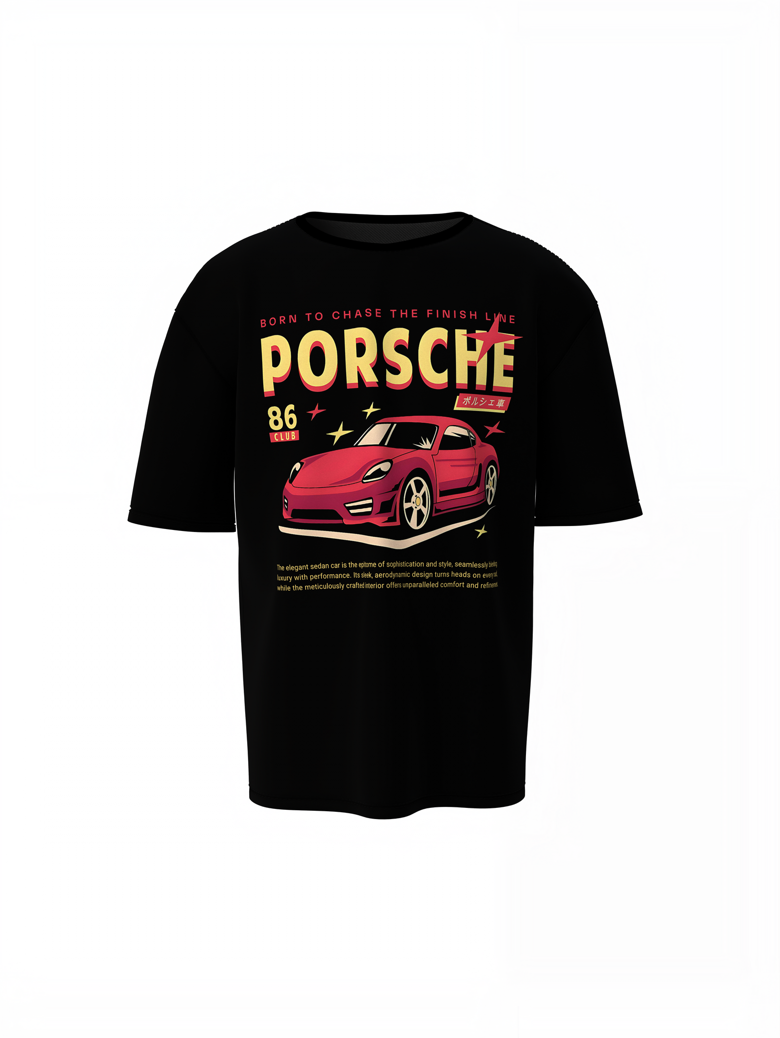 Porsche 86 Club Oversized T-Shirt
