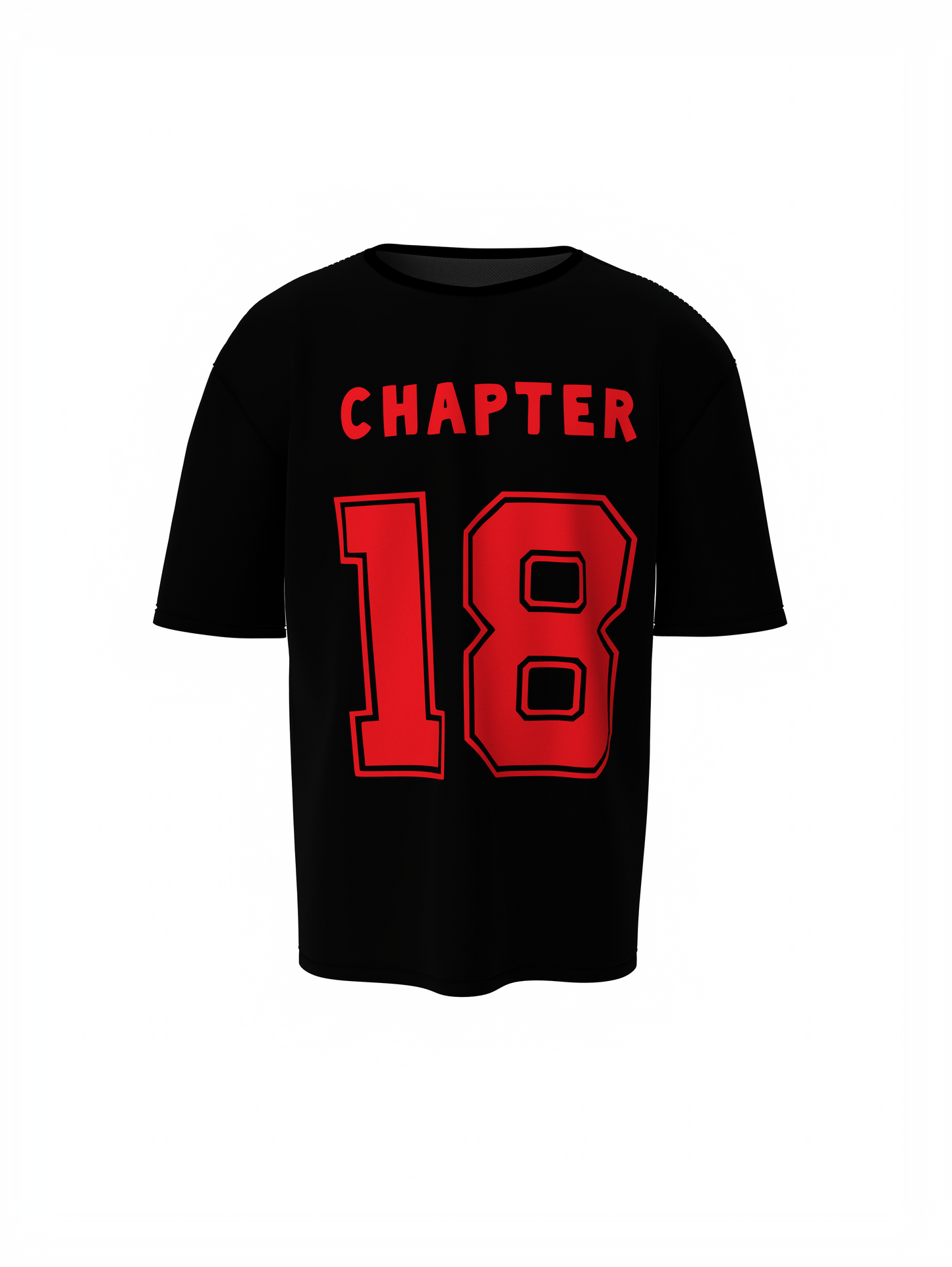 Chapter 18 Oversized T-Shirt Trendy Streetwear Style