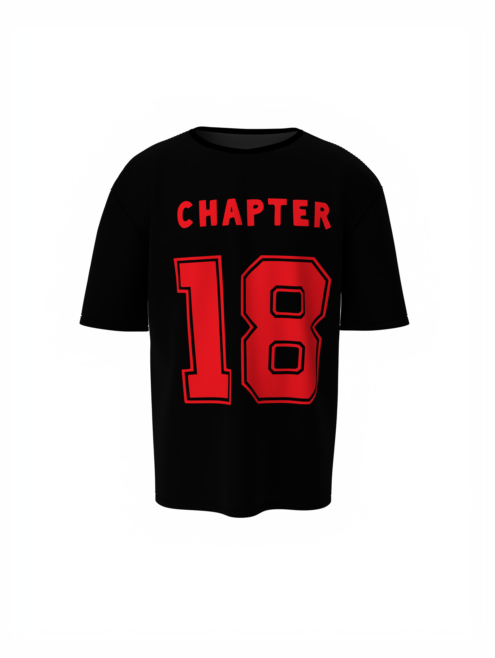 Chapter 18 Oversized T-Shirt Trendy Streetwear Style