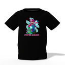 Mario Graphic Kid’s Black Printed T-Shirt