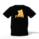 POOH Cartoon Graphic Kid’s Black Printed T-Shirt