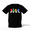 Play All Time Graphic Kid’s Black Round Neck Printed T-Shirt