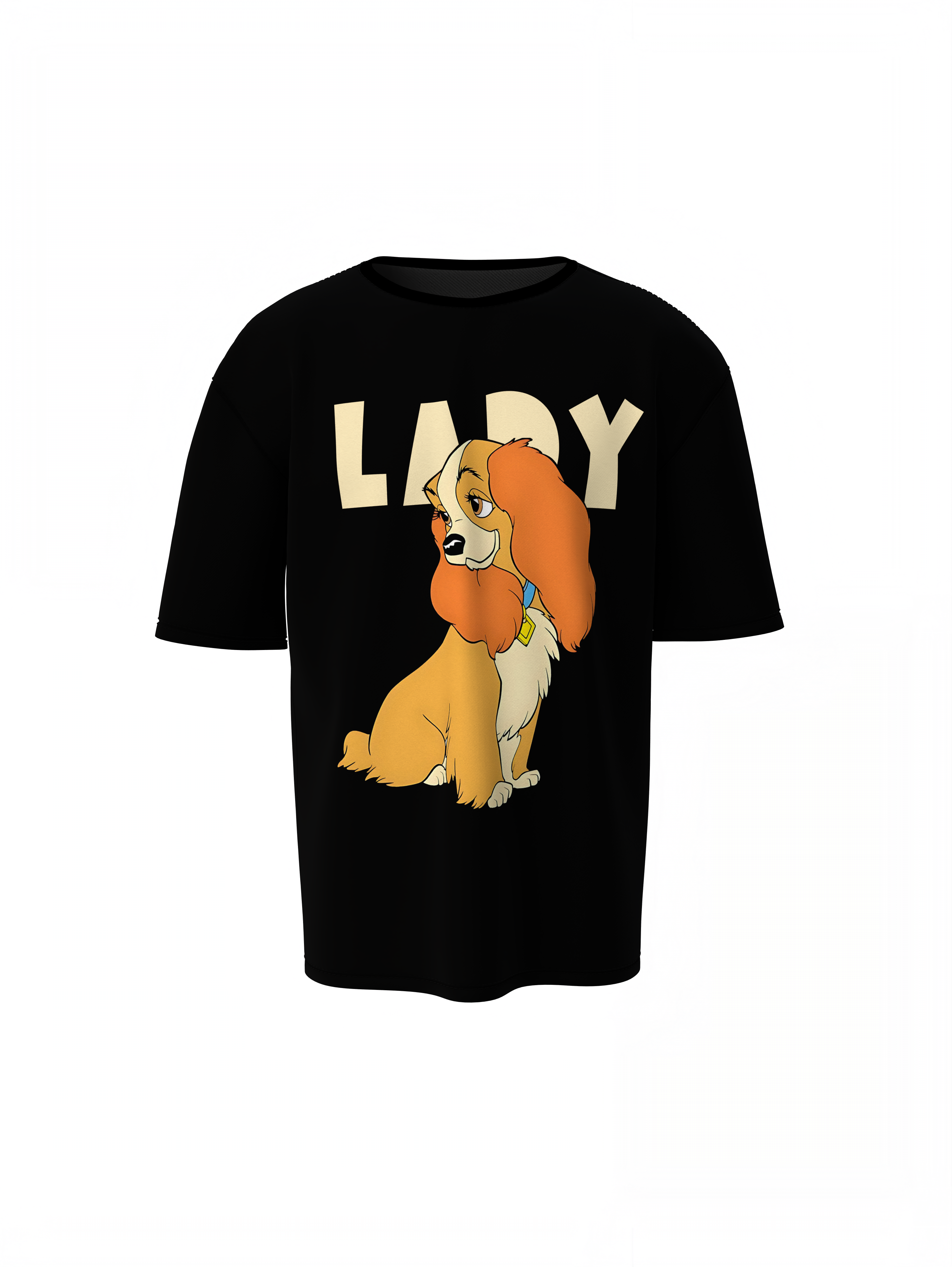 Tramp & Lady Couple Oversized T-Shirts