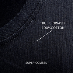 Mine be half sleeve black round neck t-shirt for women by hello swanky