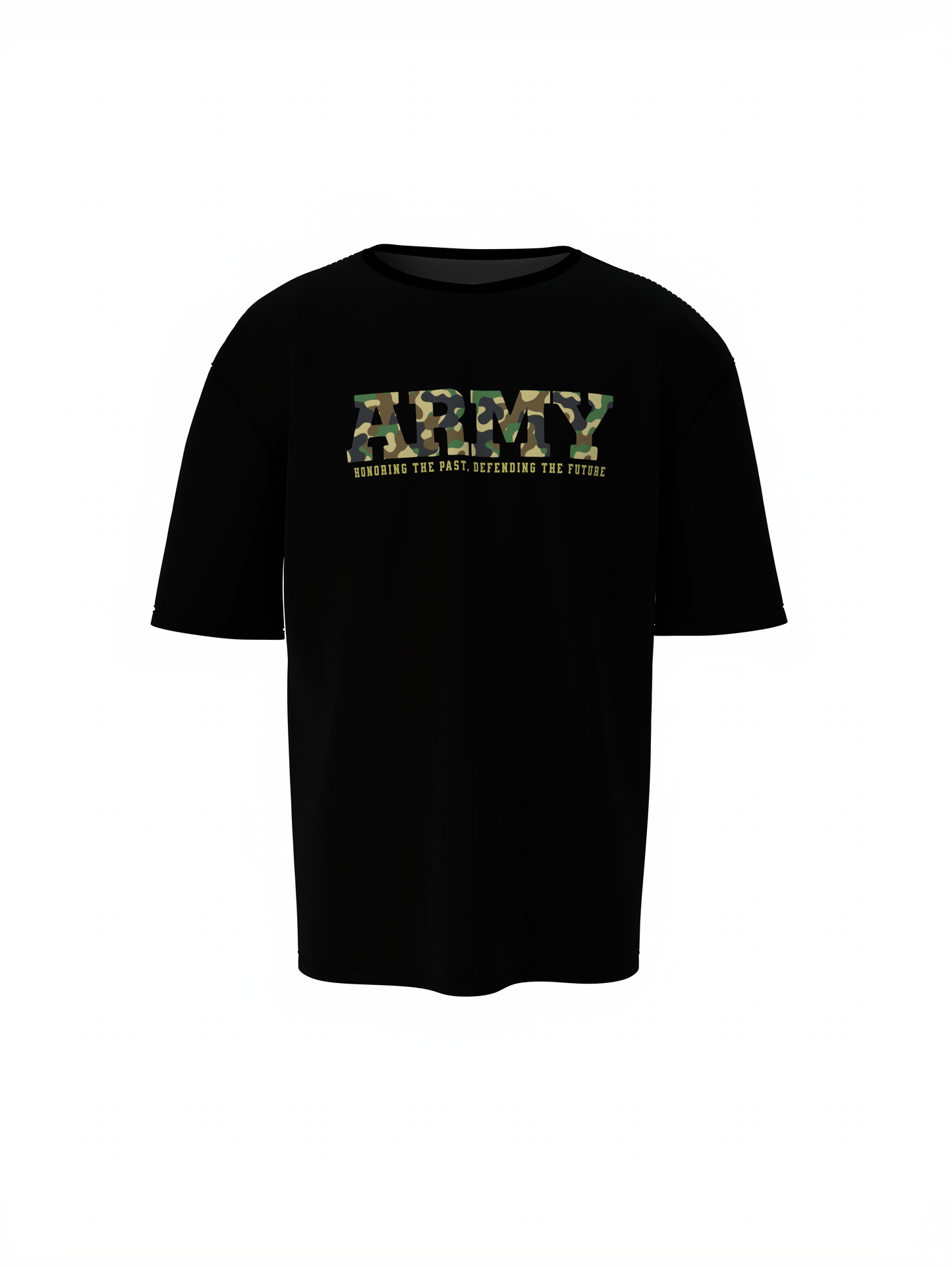 Army Graphic Oversized T-Shirt