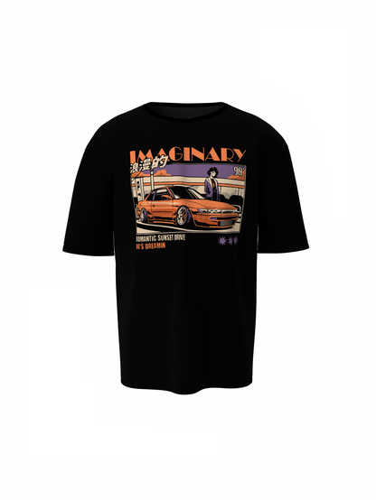Imaginary Oversized T-Shirt Stylish & Trendy Graphic Tee