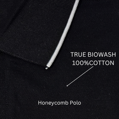 Bulk Unisex Black Polo T-shirts