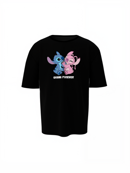 Ohana Forever Oversized T-Shirts – Family, Loyalty & Island Spirit